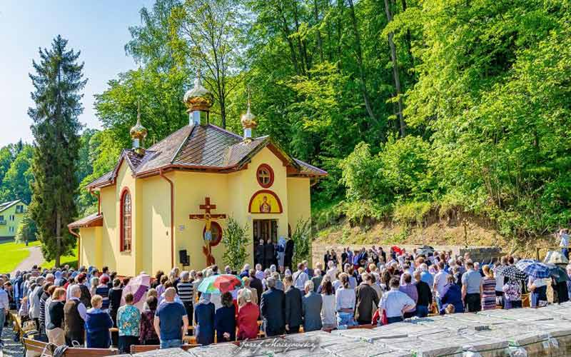 Освећење цркве светог Пантелејмона у Бардејовској бањи, Словачка