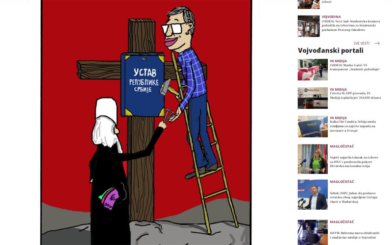 снимак екрана е-публикације "Autonomija.info"