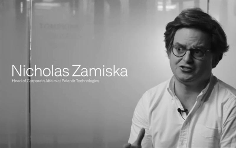 Николас Замиска, извршни директор компаније Палантир
