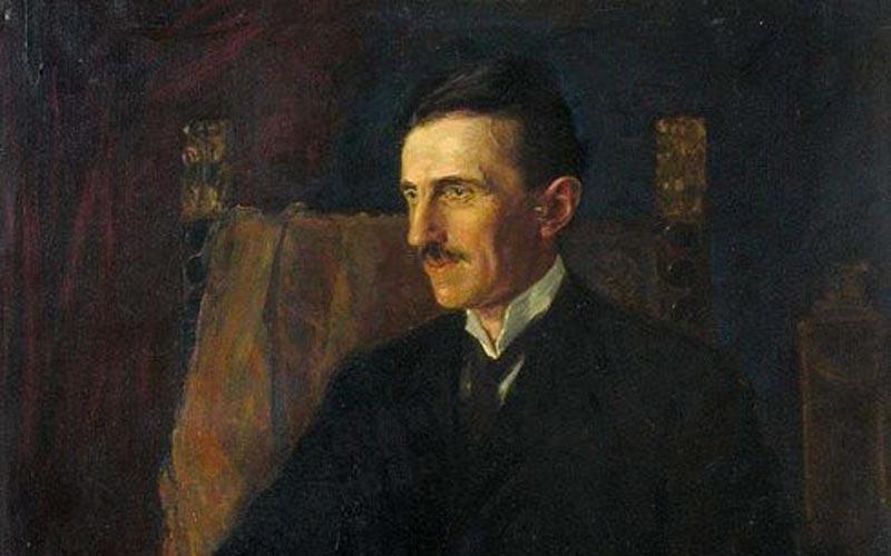 Плави портрет Николе Тесле, фрагмент 