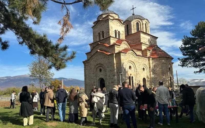 црква светог апотола Луке, Витомирица, прва литургија после 25 година