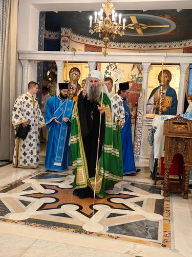 Благослов Патријарха Порфирија на почетку школске године