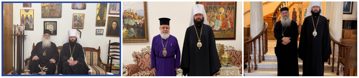 митрополит волоколамски Антоније са јерарсима Кипарске цркве
