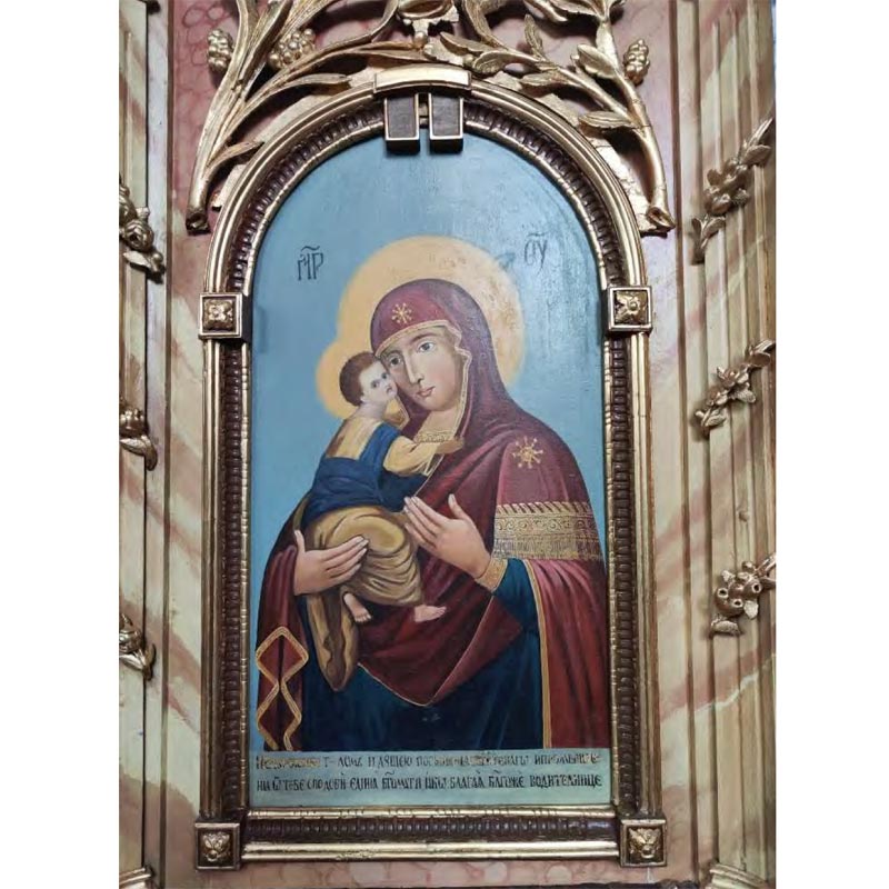 Икона Богородице са Христом, Храм Успења Пресвете Богородице у Баваништу (фото: М. Николић)