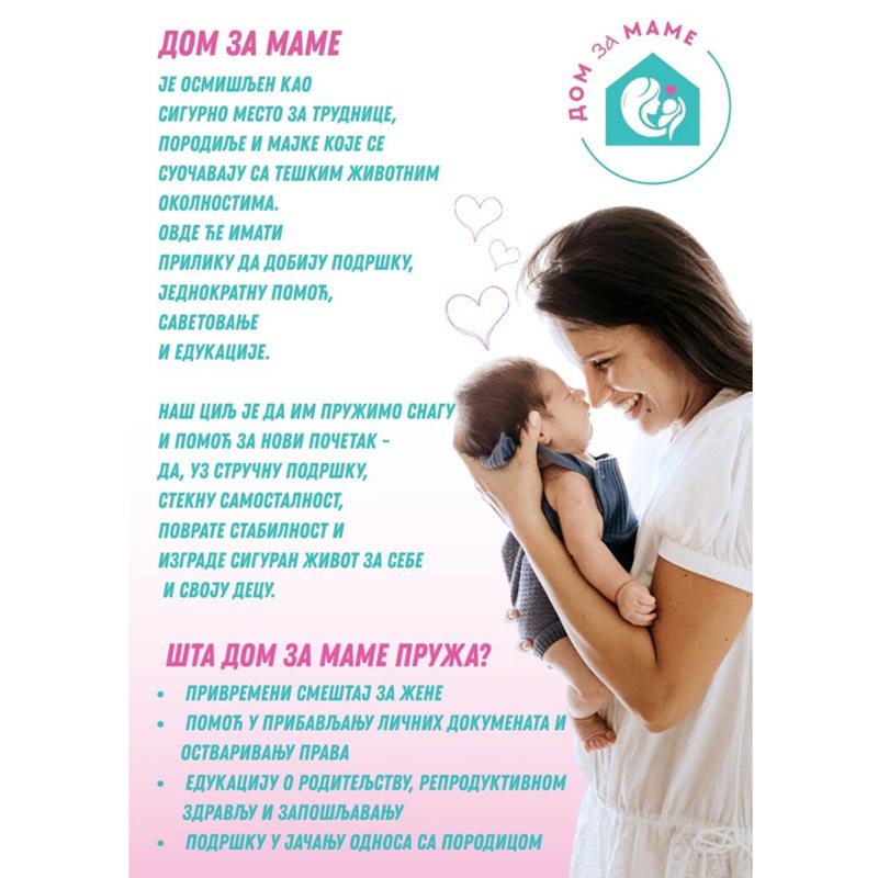 Дом за маме, промо плакат