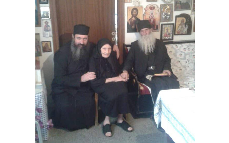 света старица Галактија са оцима