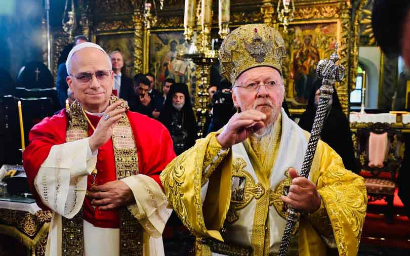 папа Лео и патријарх Вартоломеј на Фанару 2025.