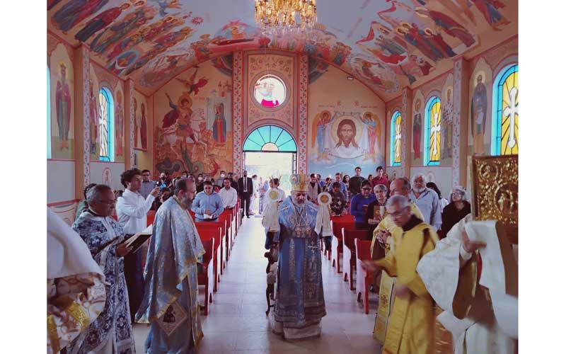 литургија у манастиру светог Антонија у Хилотепеку, Мексико