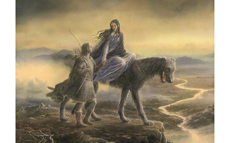 Толкинови Берен и Лутијена (Alan Lee)