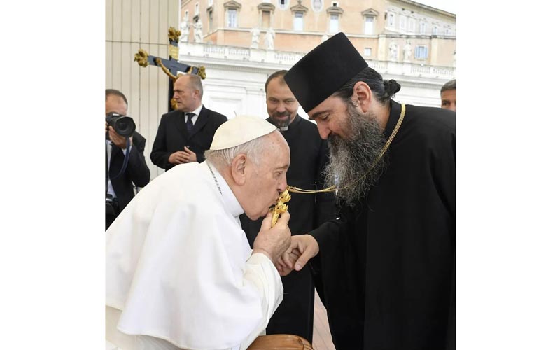 Никанор Мишков са Франциском Бер