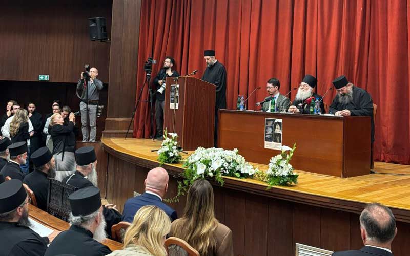 Предавање архимандрита Јефрема, игумана светогорског манастира Ватопеда, на Православном богословском факултету у Београду, 23.05.2026. године