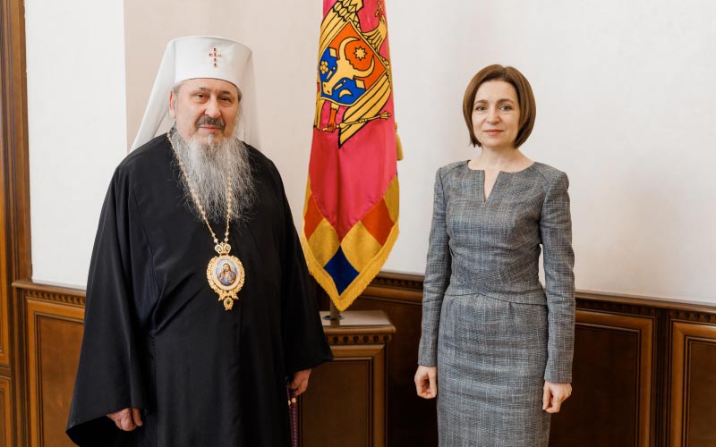 "митрополит" Петру Падурару и Маја Санду