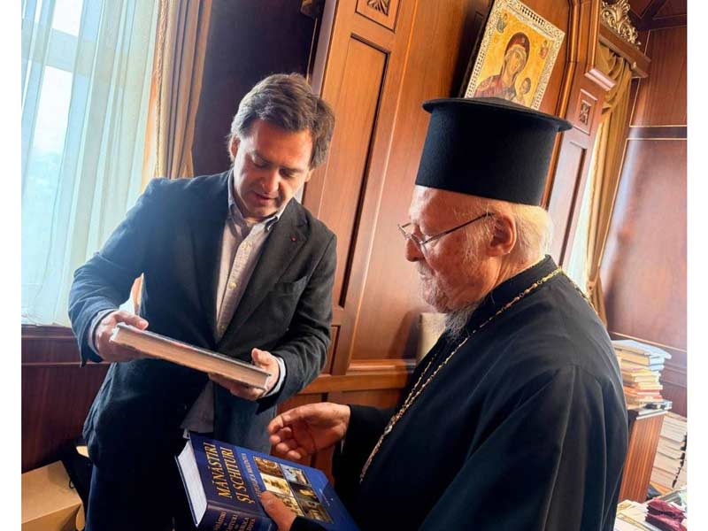 Ник Попеску у посети патријарху Вартоломеју