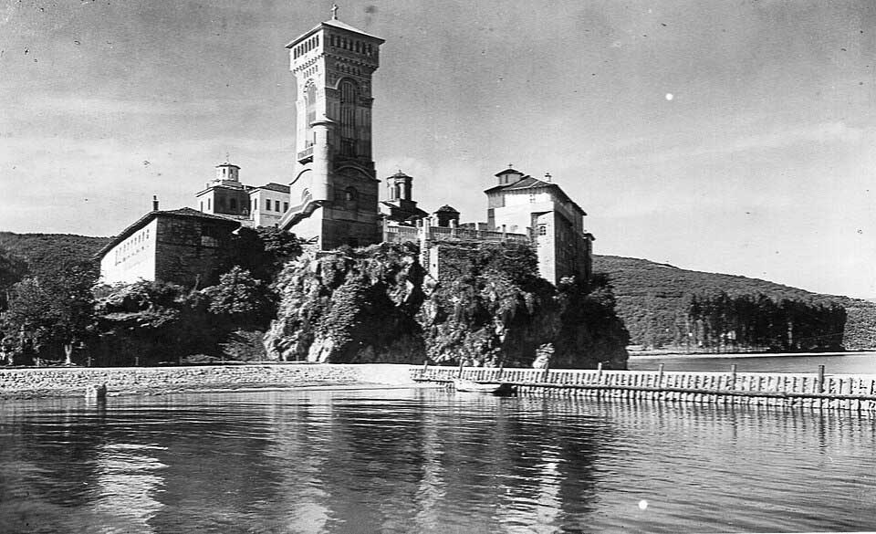 манастир Свети Наум на Охридском језеру, разгледница из 1934. године