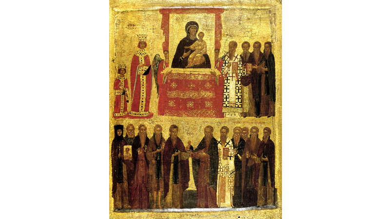 икона "Победа Православља" (XIV/XV век)