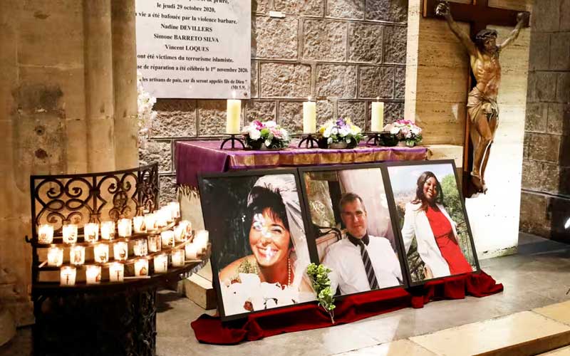 убијени католици у Ници 2020.