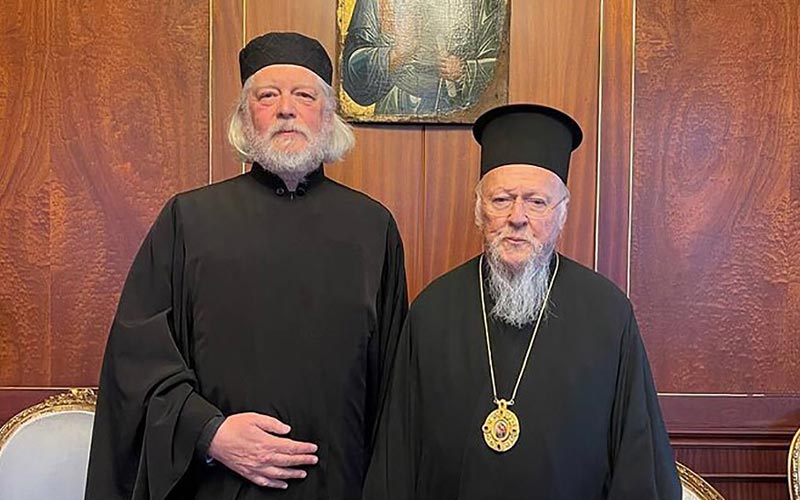 распоп Алексеј Умински и патријарх Вартоломеј