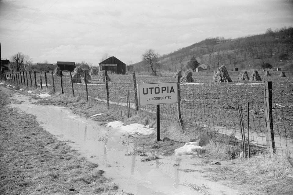 отапање снега, Утопија, Охајо, 1940.
