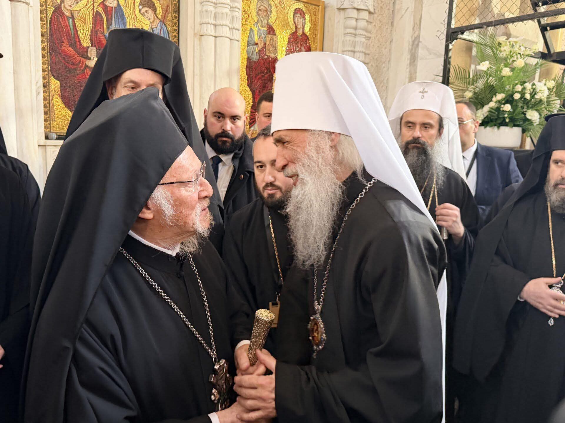 патријарх Вартоломеј и митрополит Сергије Генситски у Тбилисију