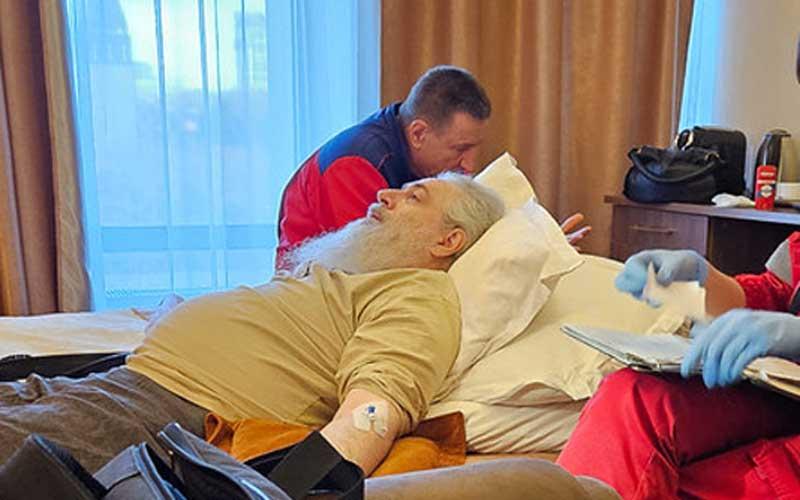 митрополит свјатогорски Арсеније, хоспитализација