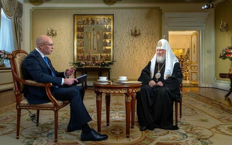 Божићни интервју Његове Светости патријарха Кирила ТВ каналу "Русија 1", 2026.