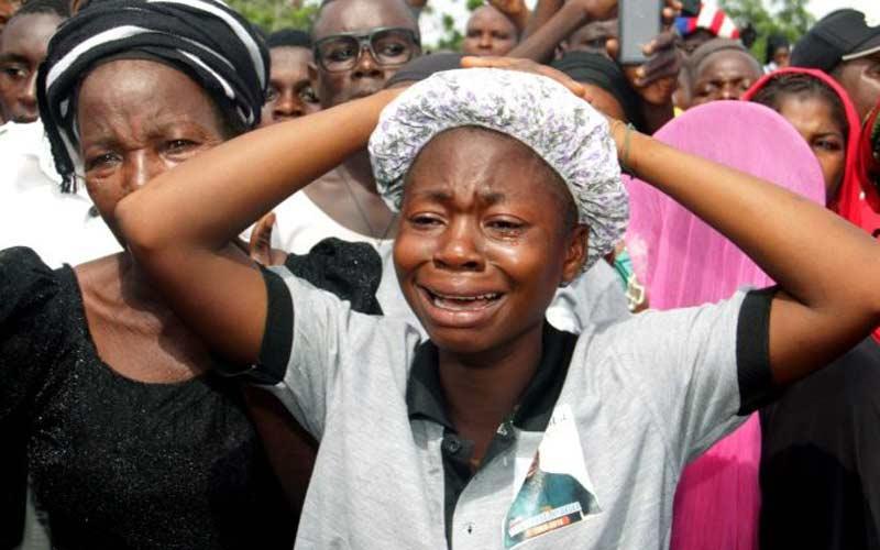 са сахране убијених хришћана у Нигерији