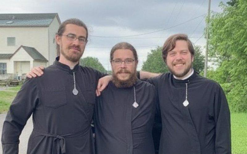 Александар Дајвен, у средини, са колегама у Џорданвилу 