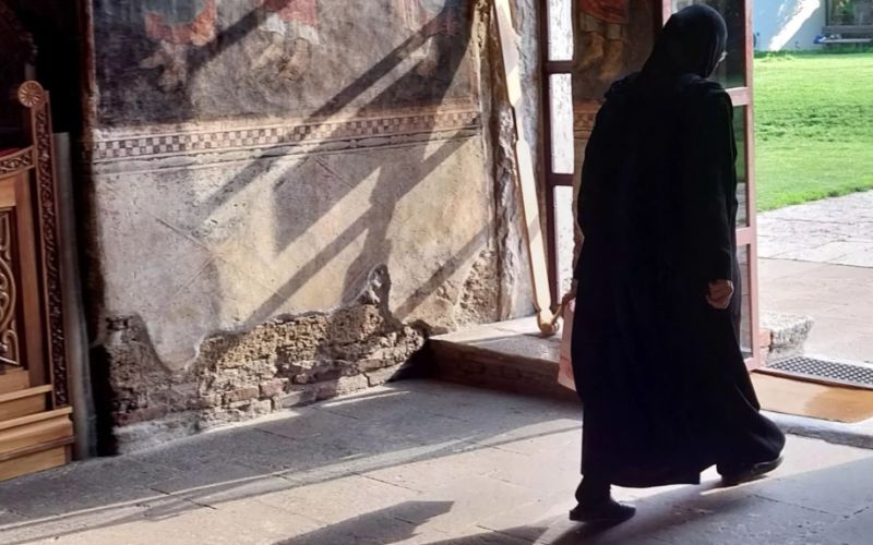 © Sputnik / Милица Тркља / Монахиња у припрати манастира Грачаница