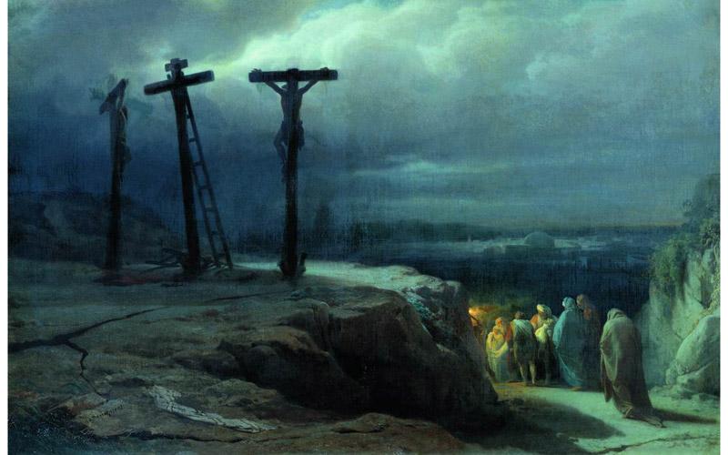 Ноћ на Голготи, Василиј Петрович Варешчагин (1869.)