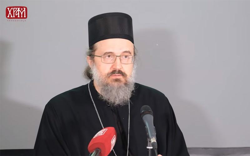 епископ моравички Тихон (Ракићевић), снимак екана